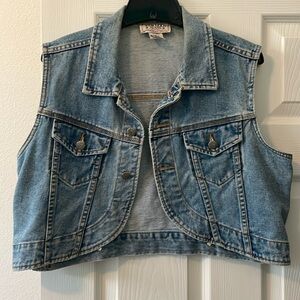 VINTAGE Limited Jeans Denim Vest. Size L. Great condition